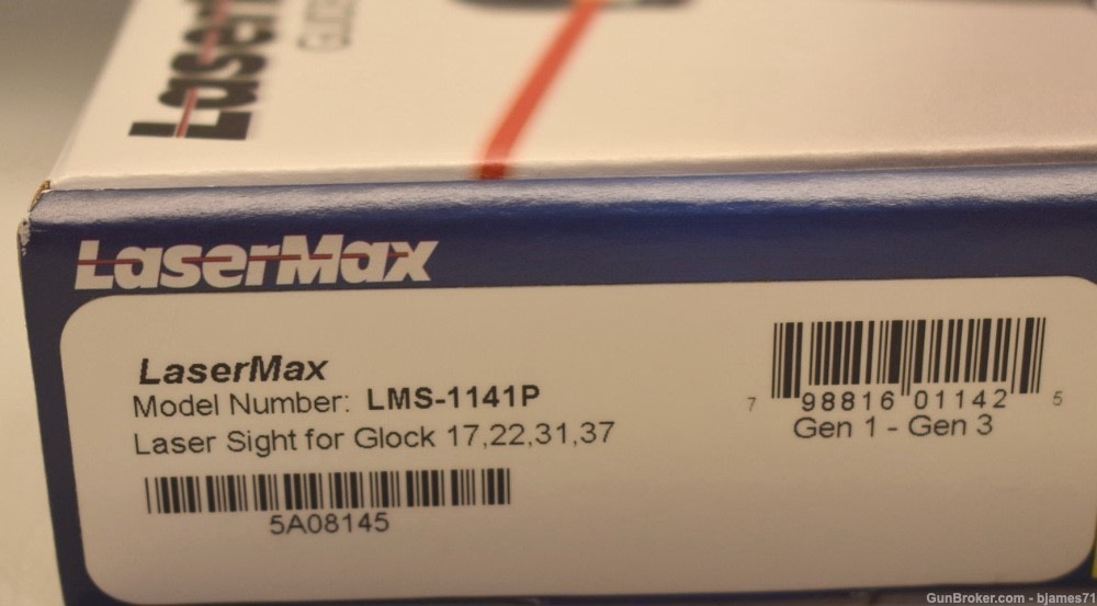 LASERMAX GUIDE ROD LASER FOR GLOCK 17, 22, 31, 37 LIKE NEW -img-3