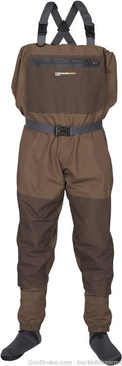 Compass 360 Deadfall-Stockingfoot Chest Wader - Coffe/Stone LARGE-img-0