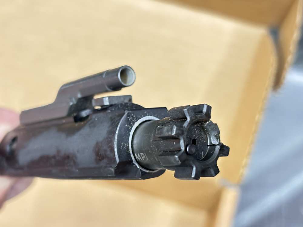 Stag-15 Phosphate and chrome lined left hand BCG new in box hens tooth-img-2