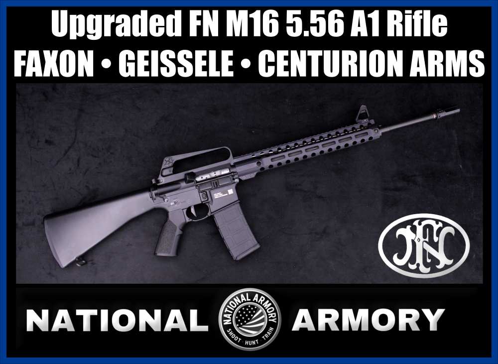 FN M16 5.56 16” Faxon Pencil BBL Geissele Centurion Arms Warcomp-img-0