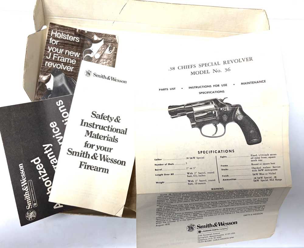 SMITH & WESSON MODEL 36   38 SPL-img-21