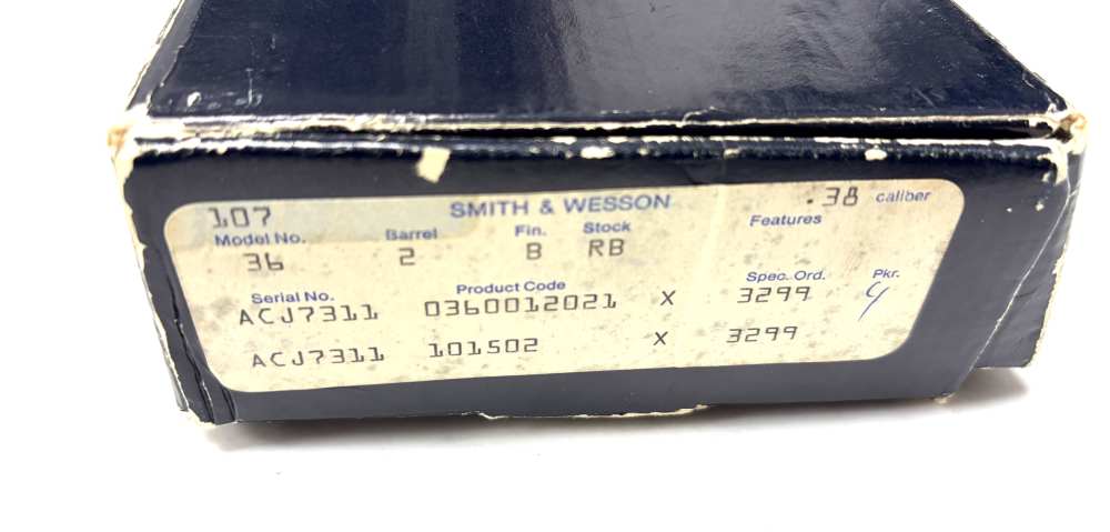 SMITH & WESSON MODEL 36   38 SPL-img-20