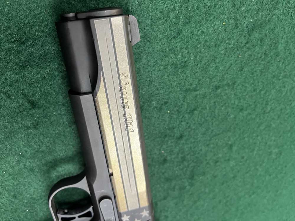 Sig Sauer 1911 "Last Stand" Edition 45 ACP 5" w/ Mag & Case -img-1