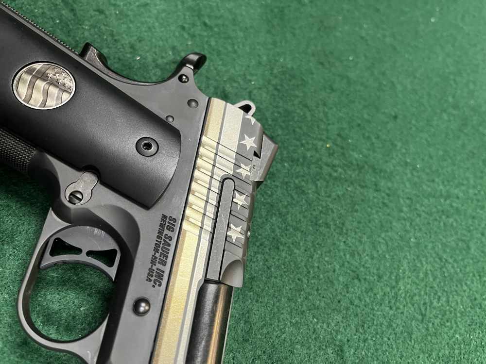 Sig Sauer 1911 "Last Stand" Edition 45 ACP 5" w/ Mag & Case -img-5