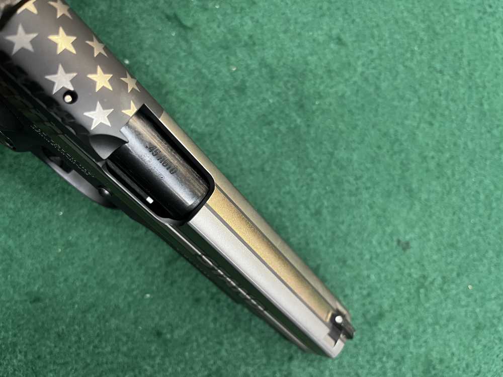 Sig Sauer 1911 "Last Stand" Edition 45 ACP 5" w/ Mag & Case -img-7