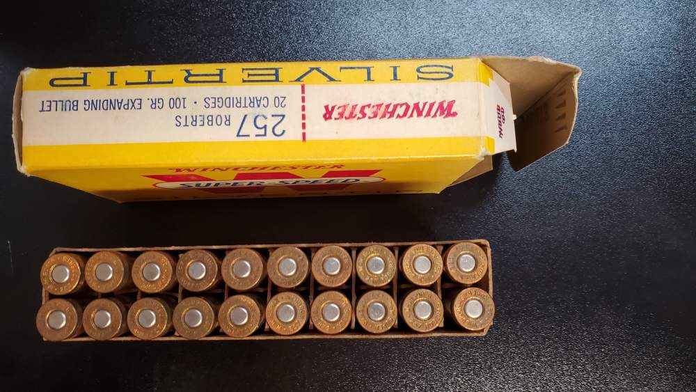Winchester Super-Speed .257 Roberts 100gr Silvertip – Vintage Factory Ammo -img-0