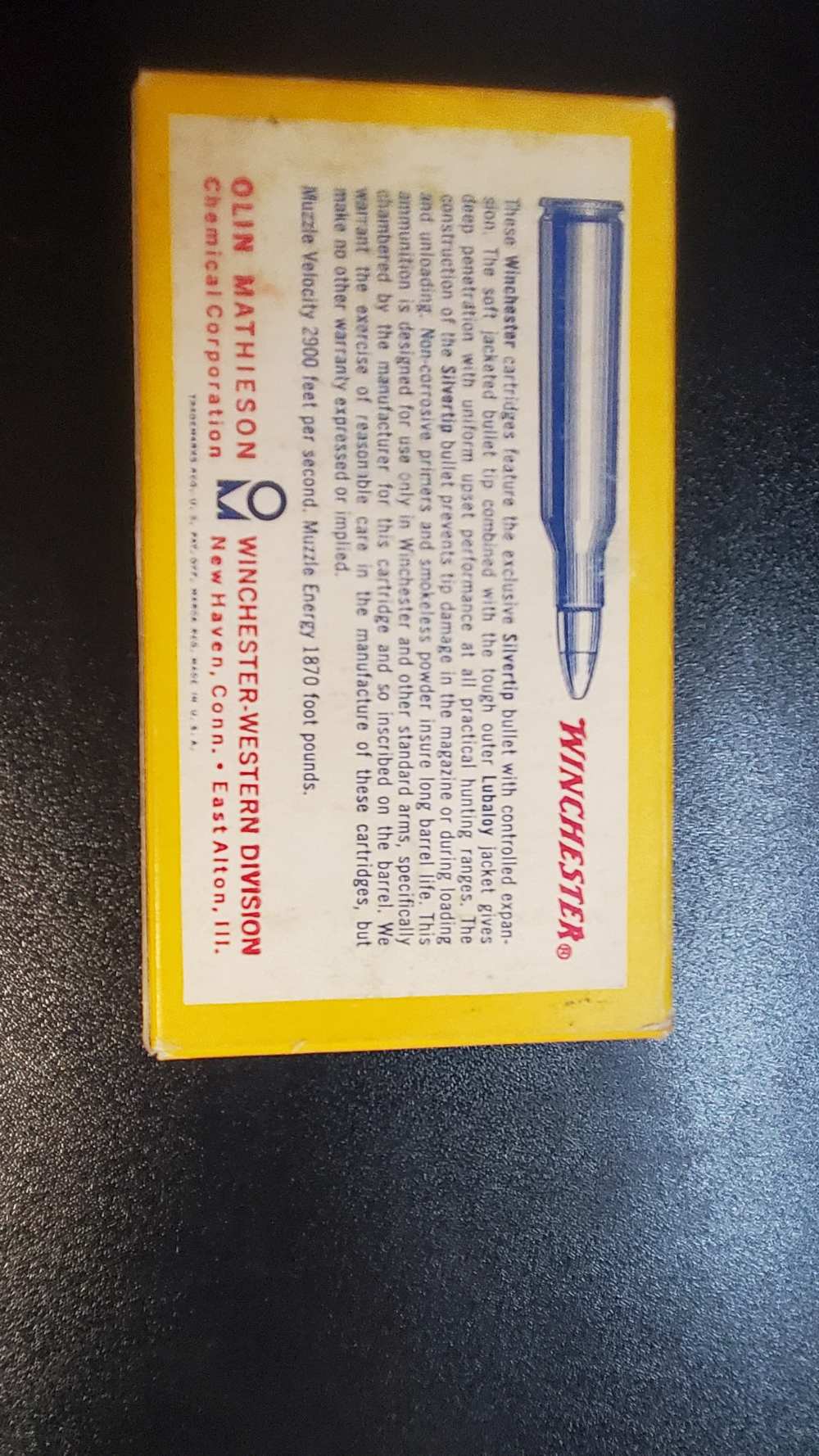 Winchester Super-Speed .257 Roberts 100gr Silvertip – Vintage Factory Ammo -img-4