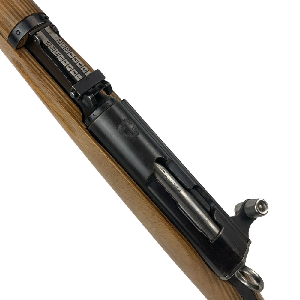 1935  1/50 W+F Bern K31 Carbine 7.5×55 Swiss Rare Rüegg Laminate Stock GP11-img-5