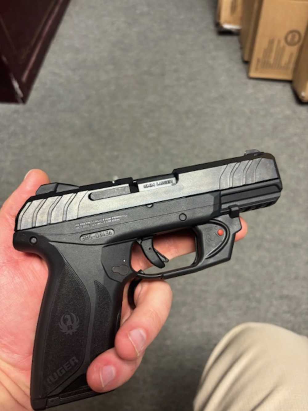 RUGER SECURITY-9 9MM 4INCH 15RD W/ VIRIDIAN LASER RED MANUAL SAFETY-img-1