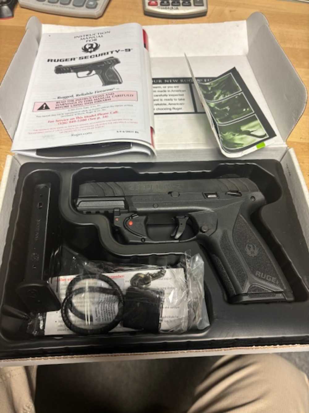 RUGER SECURITY-9 9MM 4INCH 15RD W/ VIRIDIAN LASER RED MANUAL SAFETY-img-10