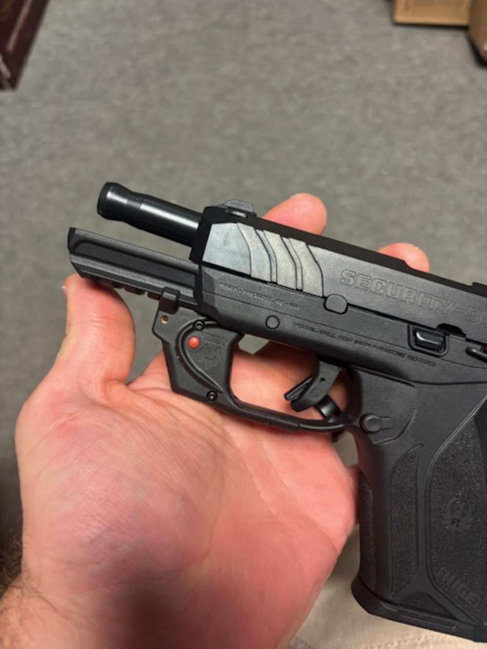 RUGER SECURITY-9 9MM 4INCH 15RD W/ VIRIDIAN LASER RED MANUAL SAFETY-img-2