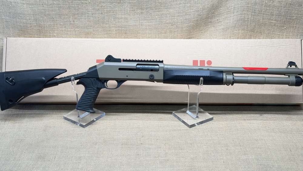 Benelli M4 Tactical 12ga FDE 18.5" 11788 922R DONE 7+1 5 Pos Stock LAYAWAY-img-3