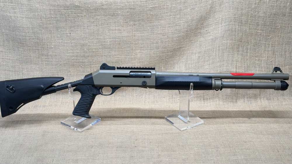 Benelli M4 Tactical 12ga FDE 18.5" 11788 922R DONE 7+1 5 Pos Stock LAYAWAY-img-4