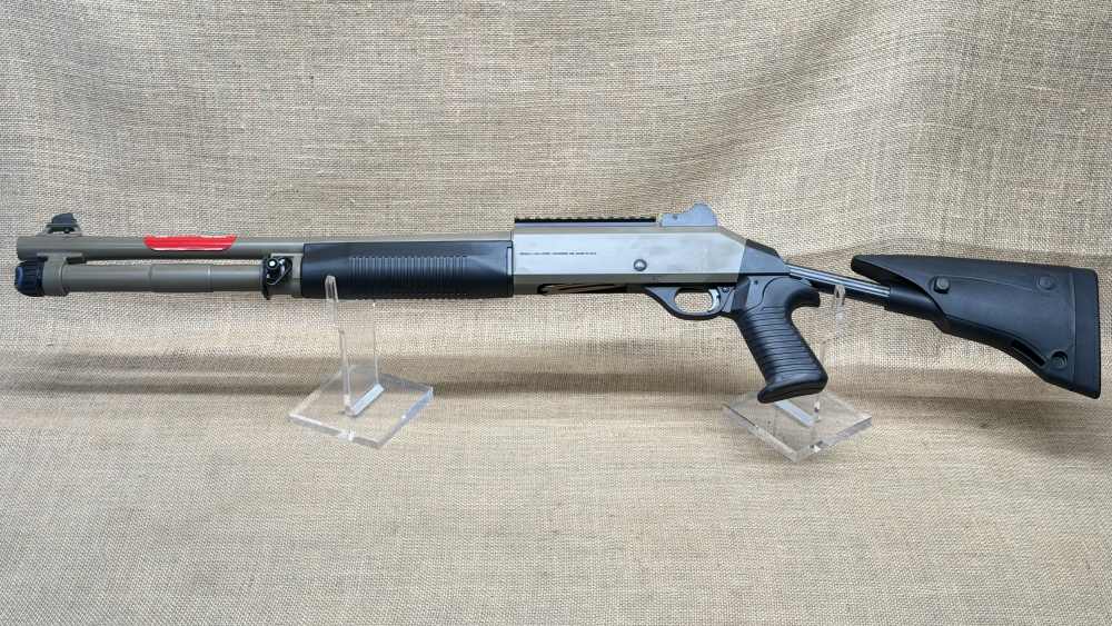 Benelli M4 Tactical 12ga FDE 18.5" 11788 922R DONE 7+1 5 Pos Stock LAYAWAY-img-5