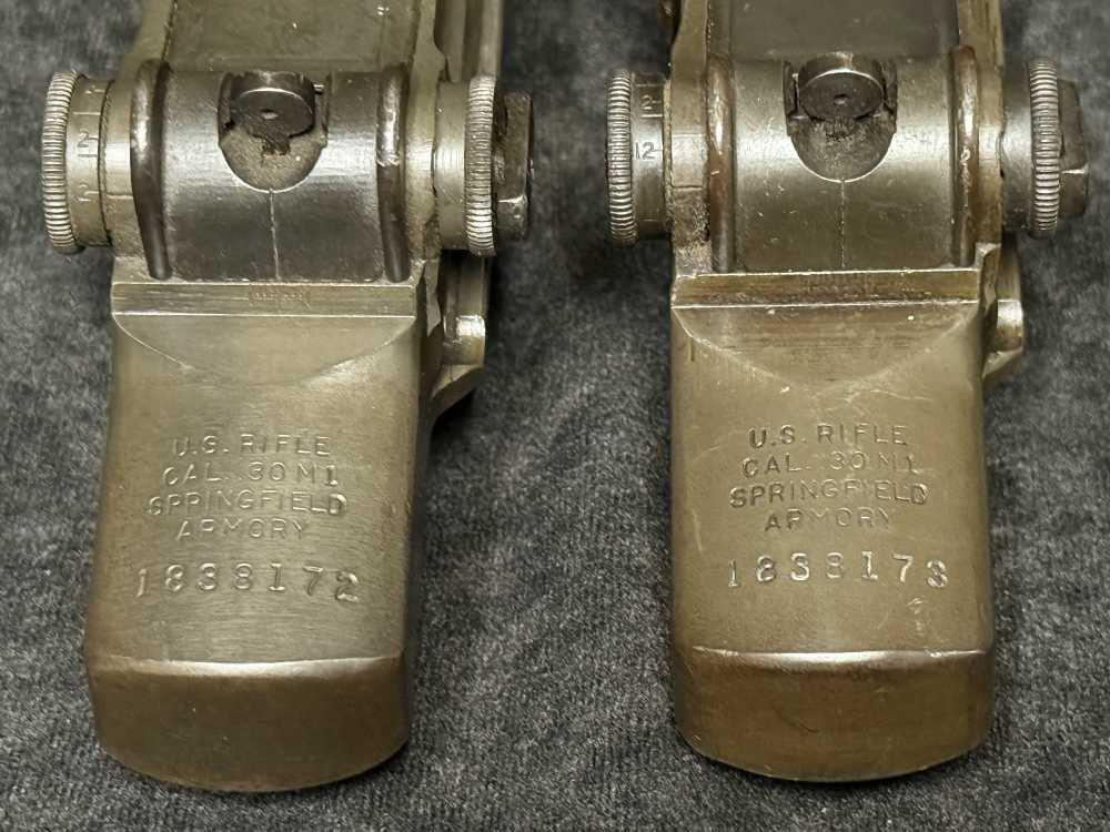 Consecutive Serial Number WWII Springfield Armory M1 Garand Receivers -img-0
