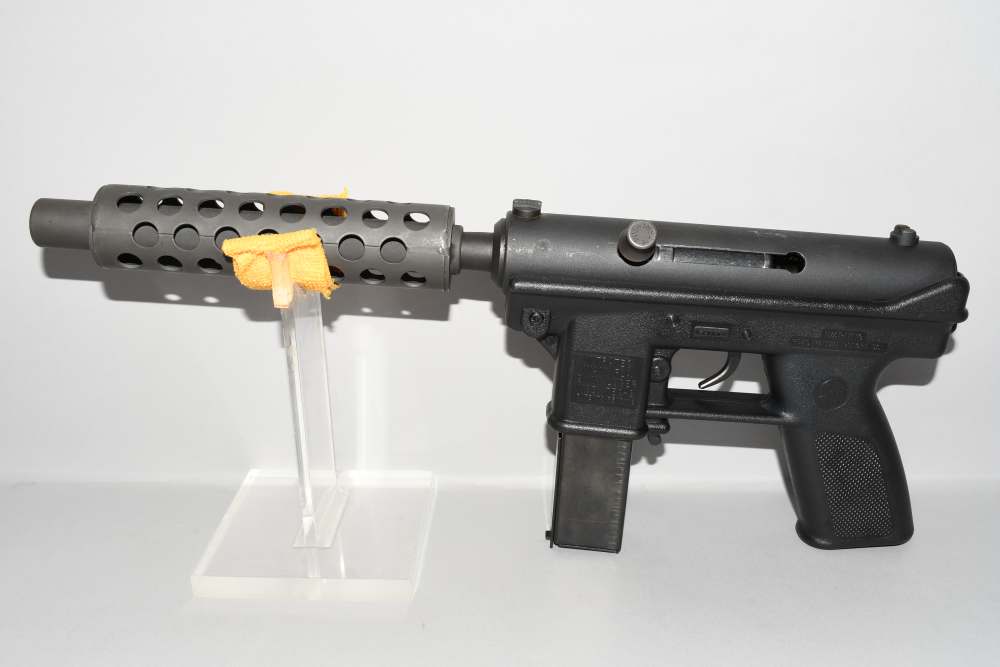 Nice Intratec Tec-9 Tec9 Semi Auto 9mm Pistol 3" W Flash Hider Brl Ext-img-6
