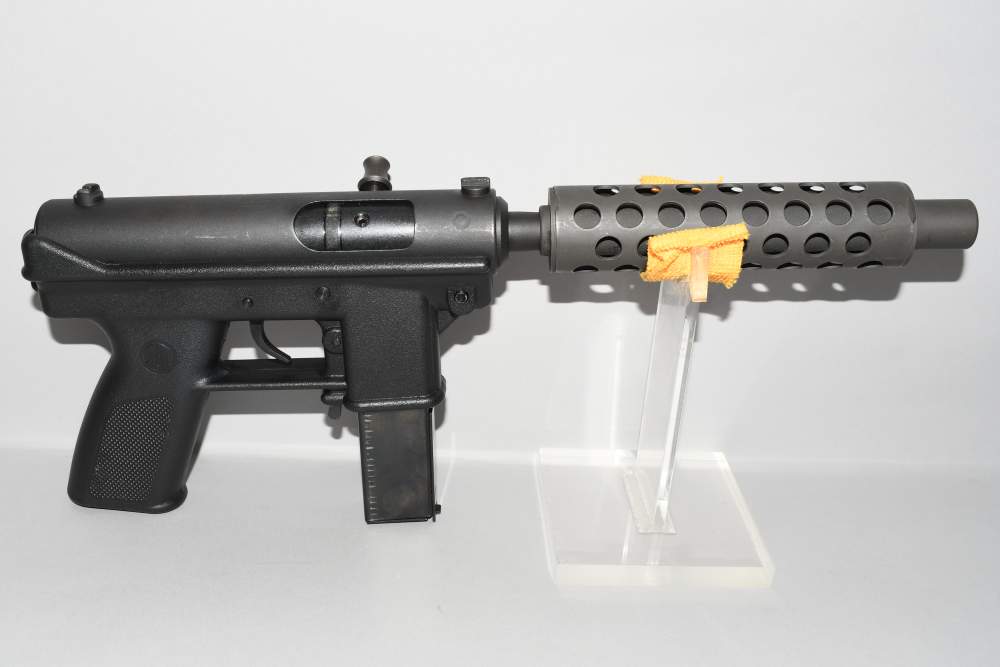 Nice Intratec Tec-9 Tec9 Semi Auto 9mm Pistol 3" W Flash Hider Brl Ext-img-0
