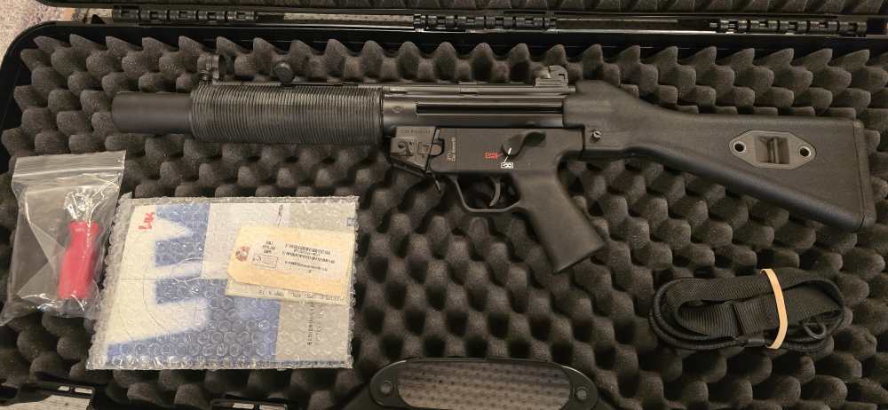 H&K SP5-SD MP5-SD Integral COMPACT suppressor.  B&T build. 1 of 100 -img-0