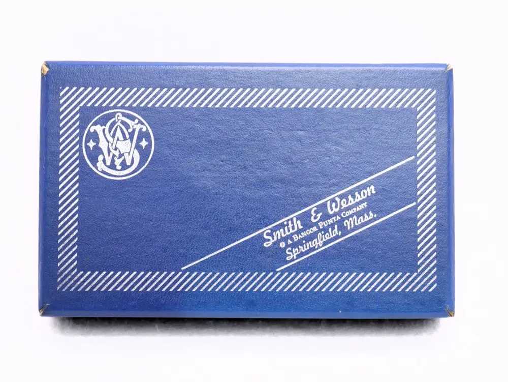 Vintage Factory Smith & Wesson Revolver Box S&W 36 38 60 640 1966-1985 OEM-img-0