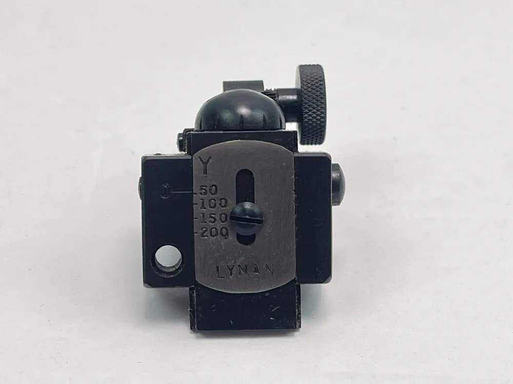 Vintage Lyman 57-C Receiver Peep Rifle Sight 30 US Carbine Aperture NOS-img-2