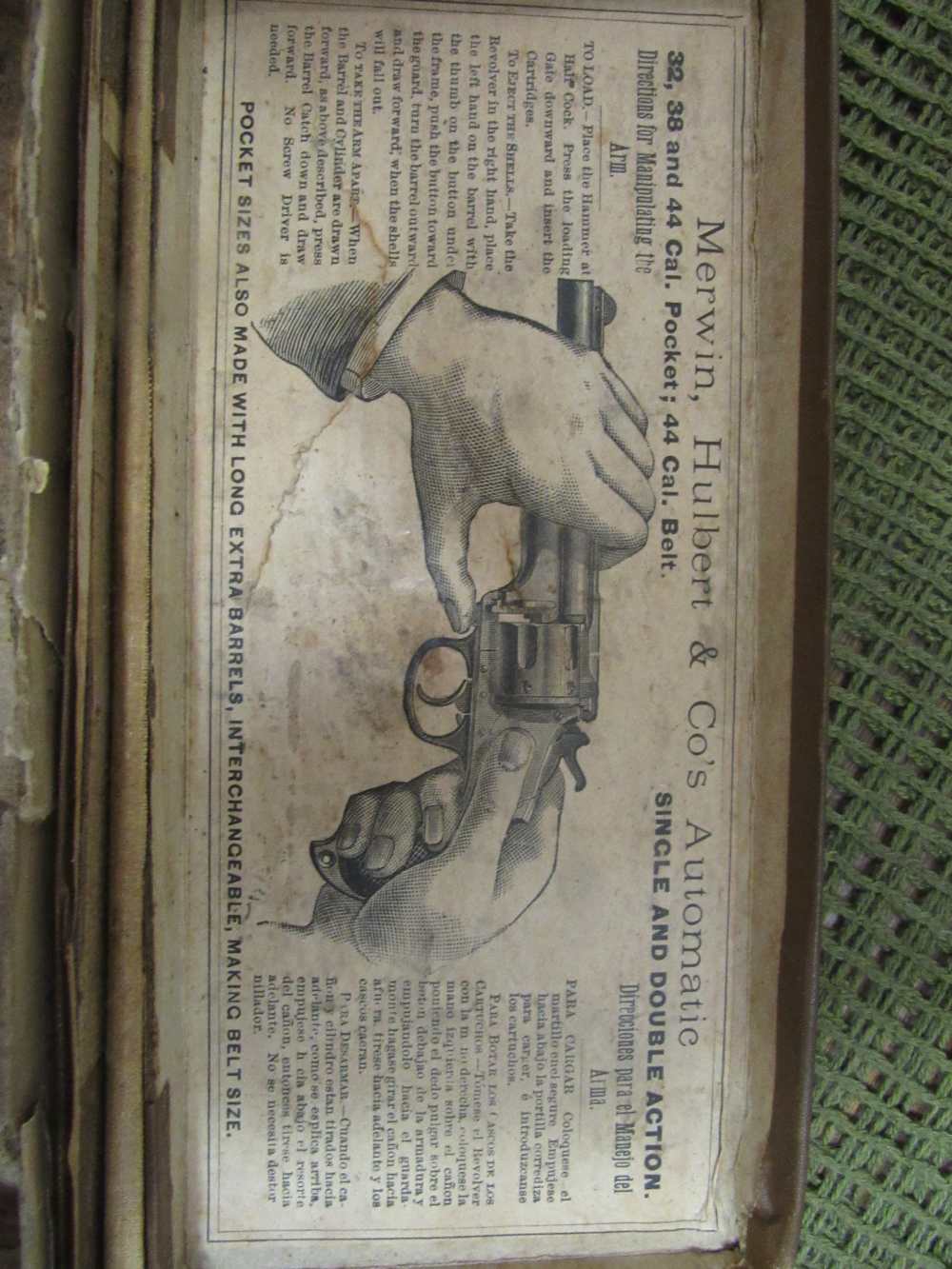 Merwin, Hulbert & Co. .32 Caliber Blued Folding Hammer Pocket Revolver Box-img-1