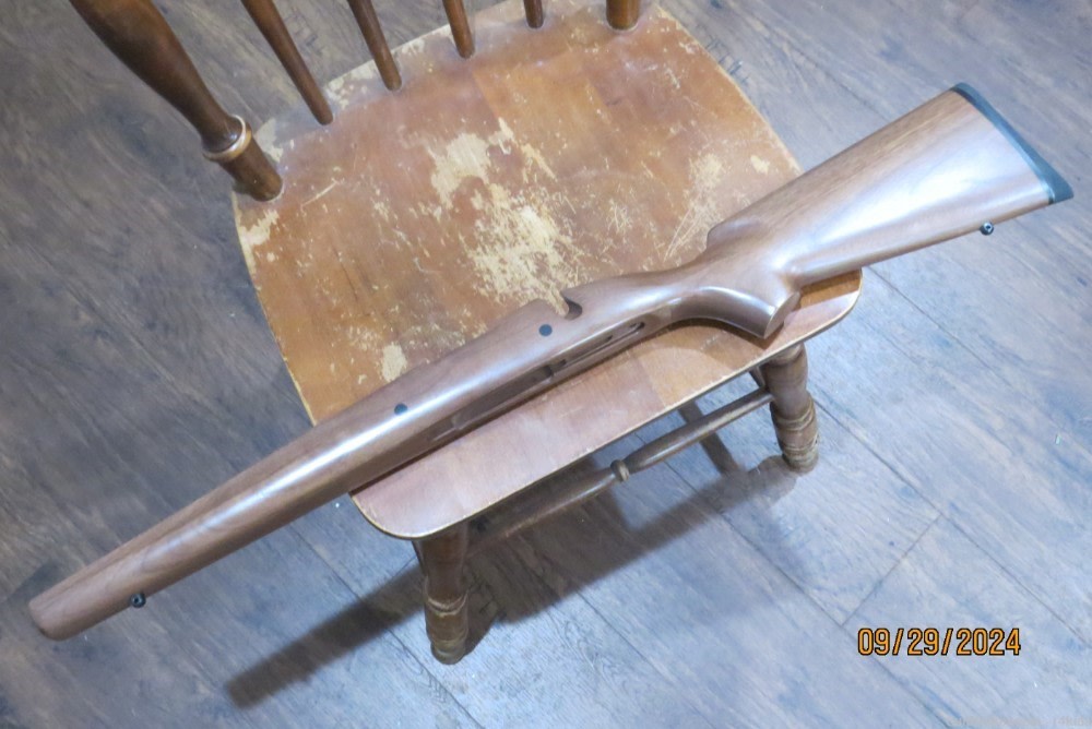 Remington 700 LEFT HAND LH Varmint Stock Heavy barrel channel Walnut S/A-img-0