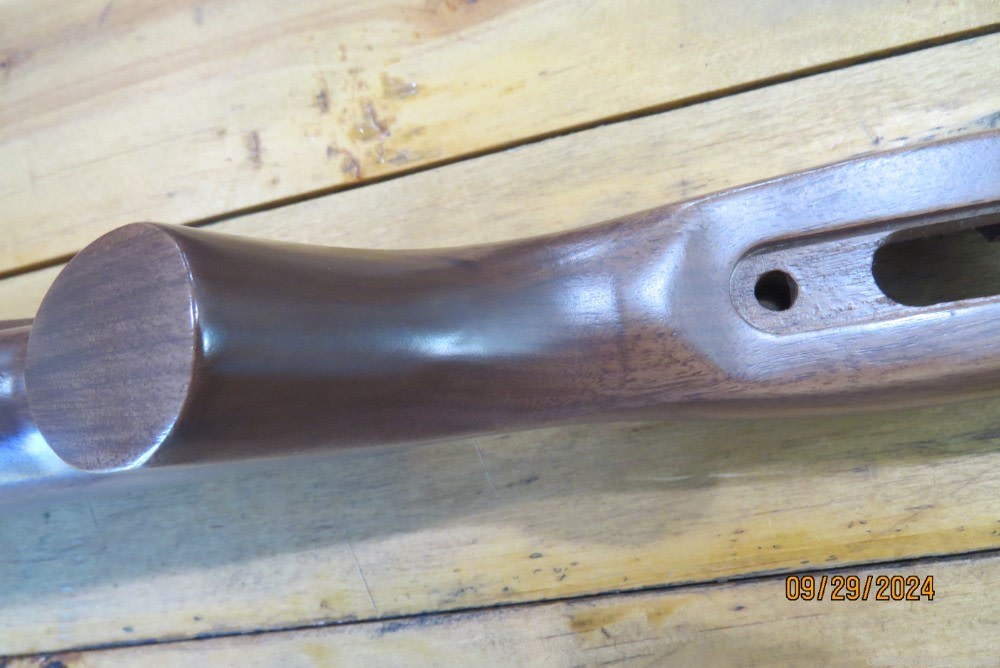 Remington 700 LEFT HAND LH Varmint Stock Heavy barrel channel Walnut S/A-img-13