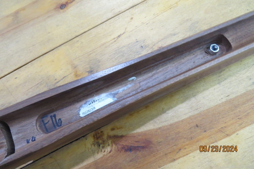 Remington 700 LEFT HAND LH Varmint Stock Heavy barrel channel Walnut S/A-img-23