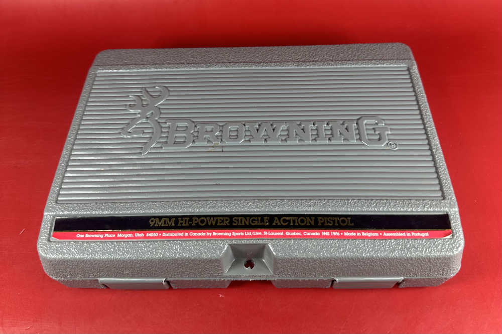 1995 Browning Hi power, Silver Chrome, Gold Trigger, Adj Sights, 9mm 2-13rd-img-13