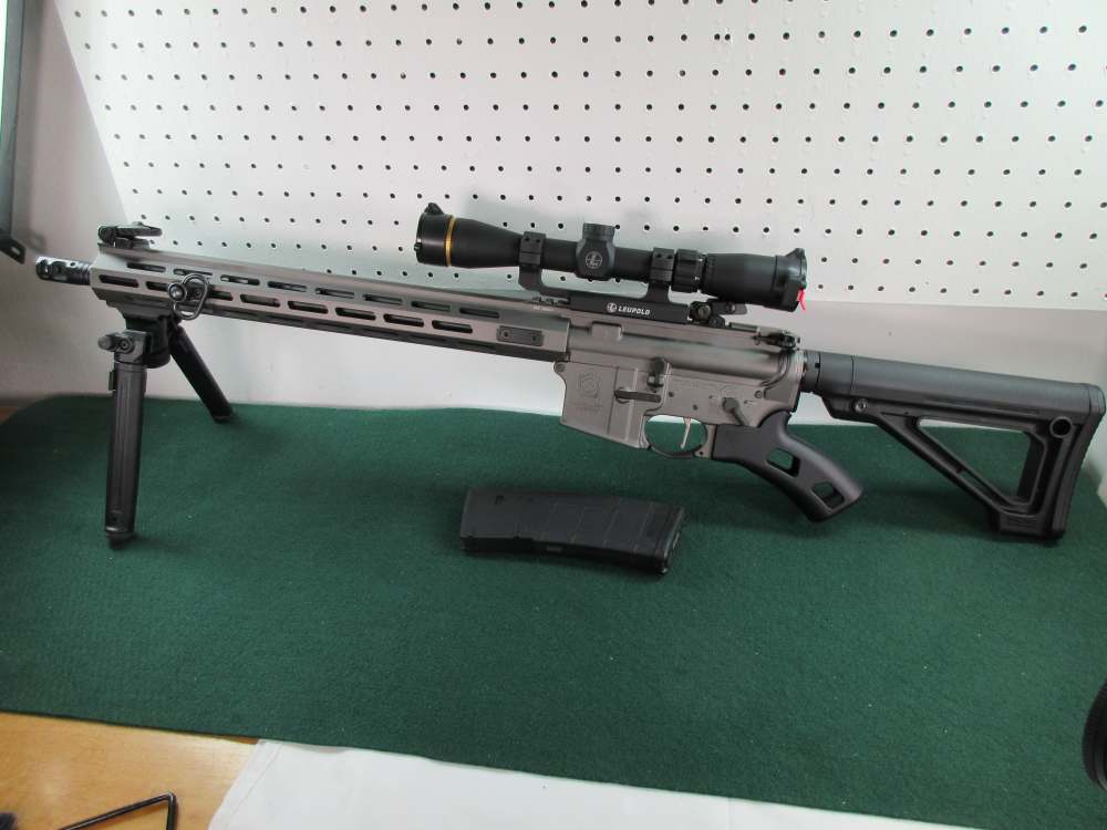 Springfield Armory Saint Victor rifle 5.56mm 16" brl. Leupold scope-img-0