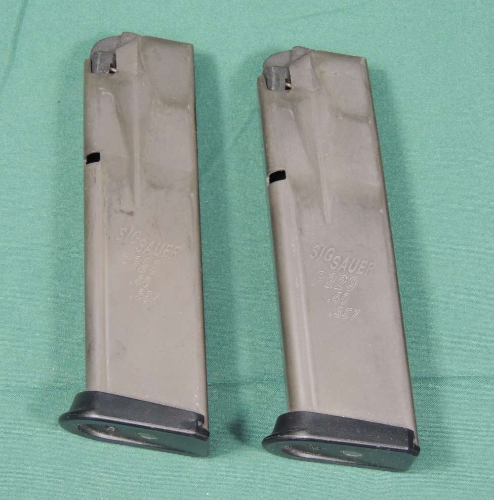 Sig Sauer P229 357 Sig / 40 S&W 12 Round Magazines ( 2 Magazines )-img-0