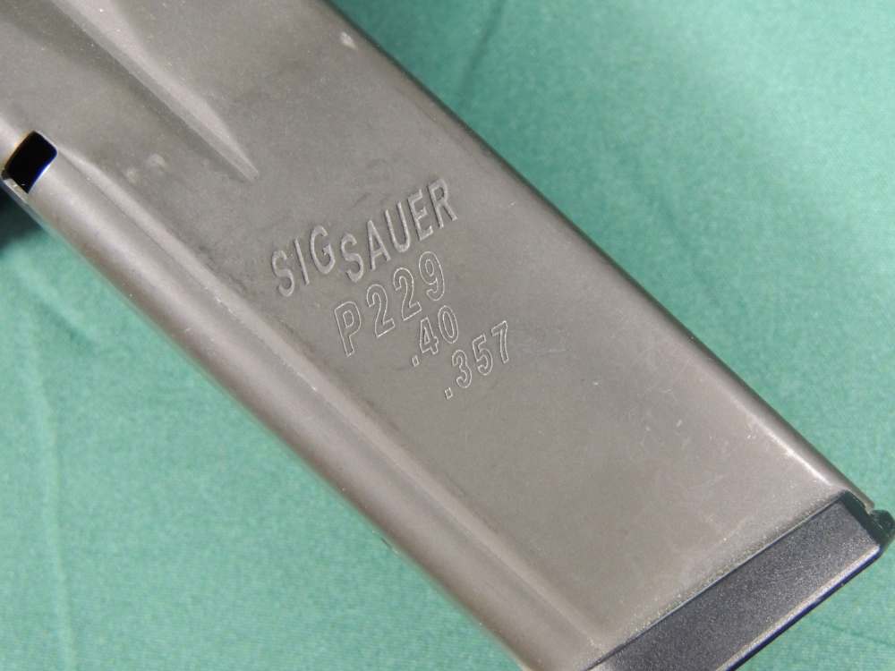 Sig Sauer P229 357 Sig / 40 S&W 12 Round Magazines ( 2 Magazines )-img-5