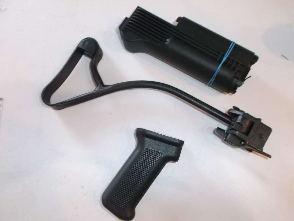 POLISH AK47 AK74 FOLDING STOCK/HANDGUARD NEW!  ROMANIAN 7.62X39-img-1