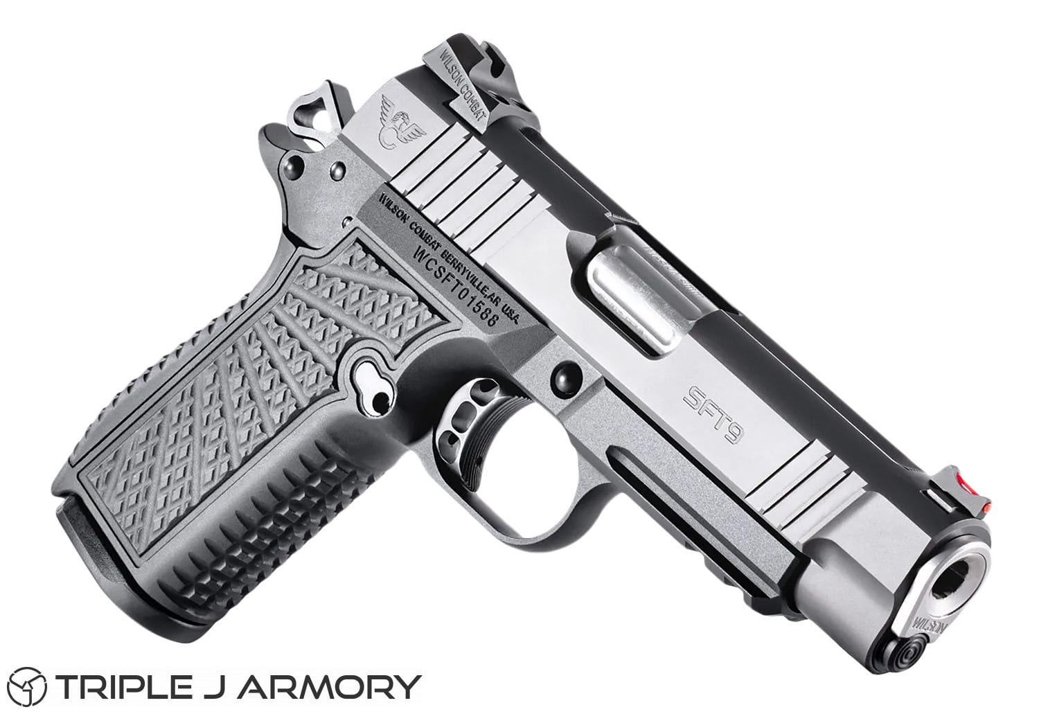 Wilson Combat SFT9 Compact 9mm Luger Pistol Black Armor Tuff-img-2