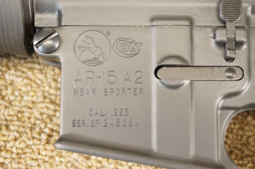 NOS Colt AR-15 A2 Pre Ban HBAR Sporter 223 5.56 PreBan Mag Sling Paperwork-img-17