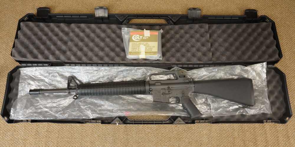 NOS Colt AR-15 A2 Pre Ban HBAR Sporter 223 5.56 PreBan Mag Sling Paperwork-img-0