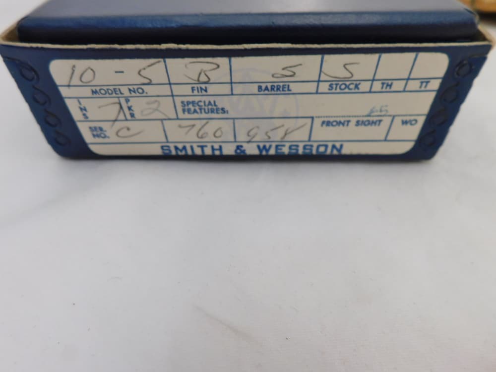 1964 Smith Wesson 10 MP 2 Inch In The Box-img-2