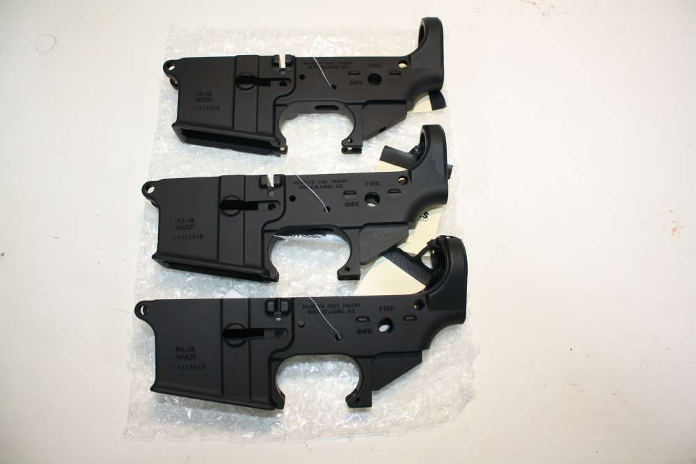 set of 3, NEW, CONSECUTIVELY NUMBERED Palmetto State Armory PA-15 lowers-img-0
