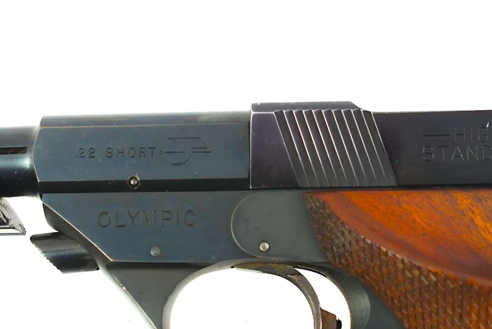High Standard Model 107 Military Olympic 22 Short 6.75" Pistol (C&R)-img-19
