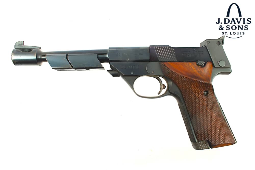 High Standard Model 107 Military Olympic 22 Short 6.75" Pistol (C&R)-img-0