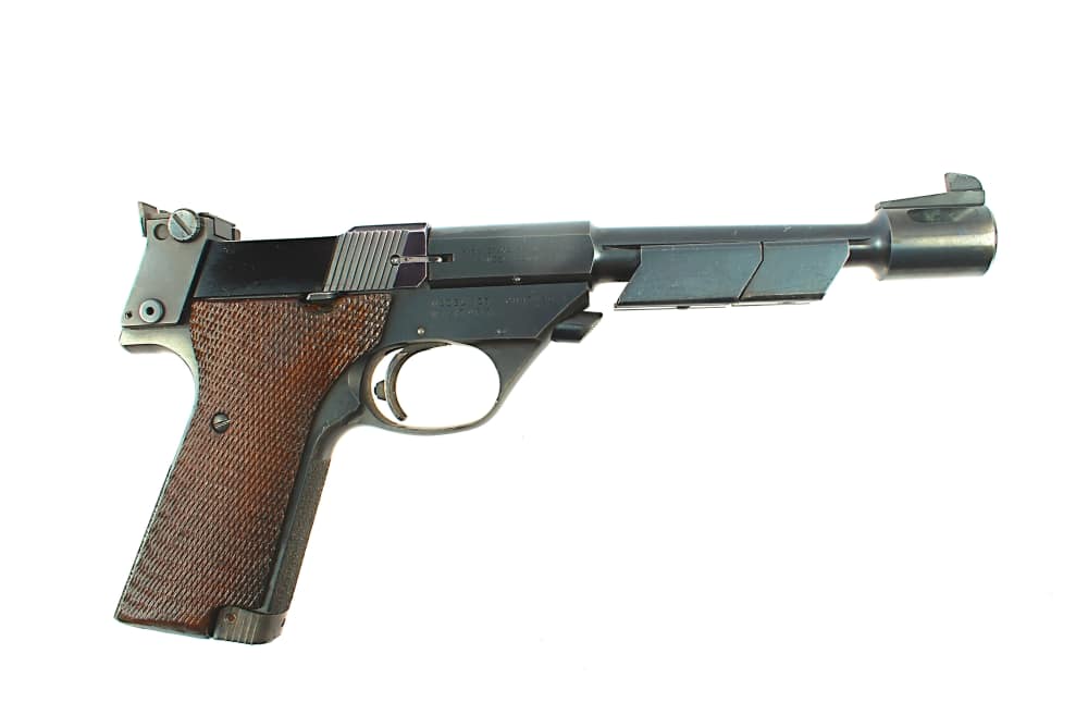 High Standard Model 107 Military Olympic 22 Short 6.75" Pistol (C&R)-img-2