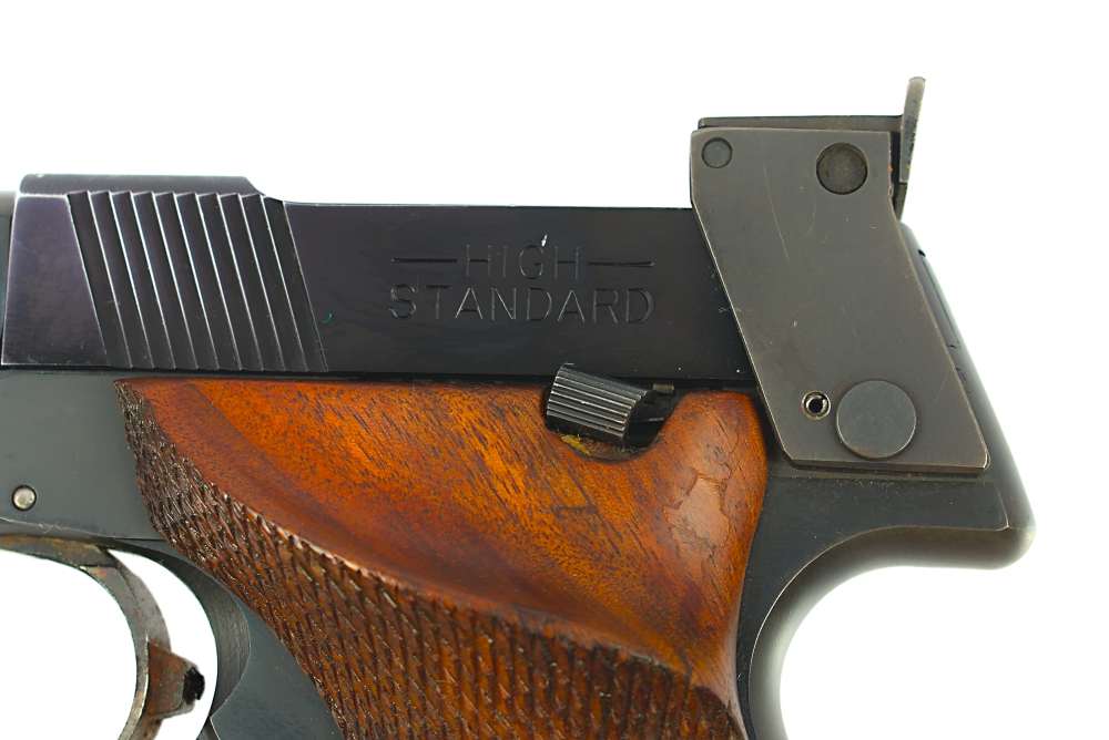 High Standard Model 107 Military Olympic 22 Short 6.75" Pistol (C&R)-img-18