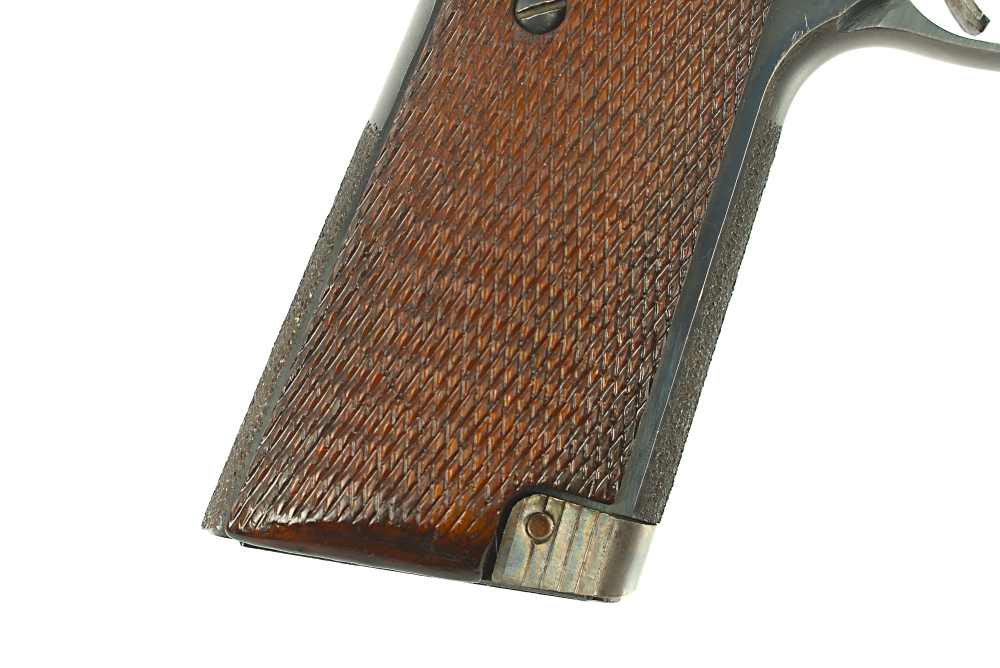 High Standard Model 107 Military Olympic 22 Short 6.75" Pistol (C&R)-img-22