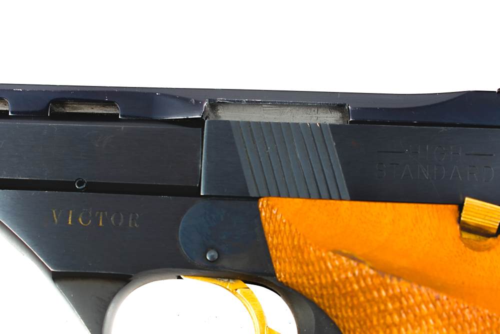 High Standard Victor 22 LR Target Pistol 5.5" E Hartford-img-17
