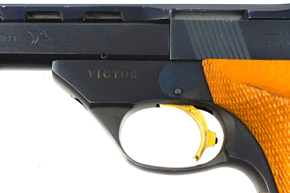 High Standard Victor 22 LR Target Pistol 5.5" E Hartford-img-18