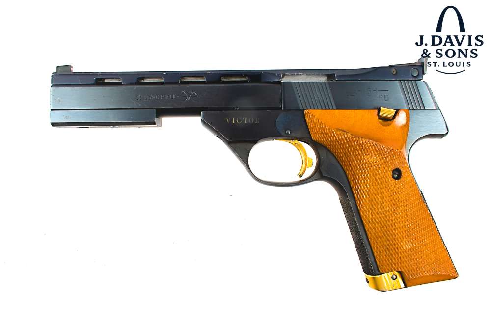 High Standard Victor 22 LR Target Pistol 5.5" E Hartford-img-0