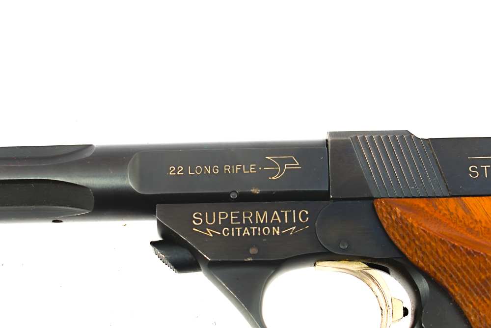 High Standard Supermatic Citation 22 LR 7.25" Target Pistol-img-17