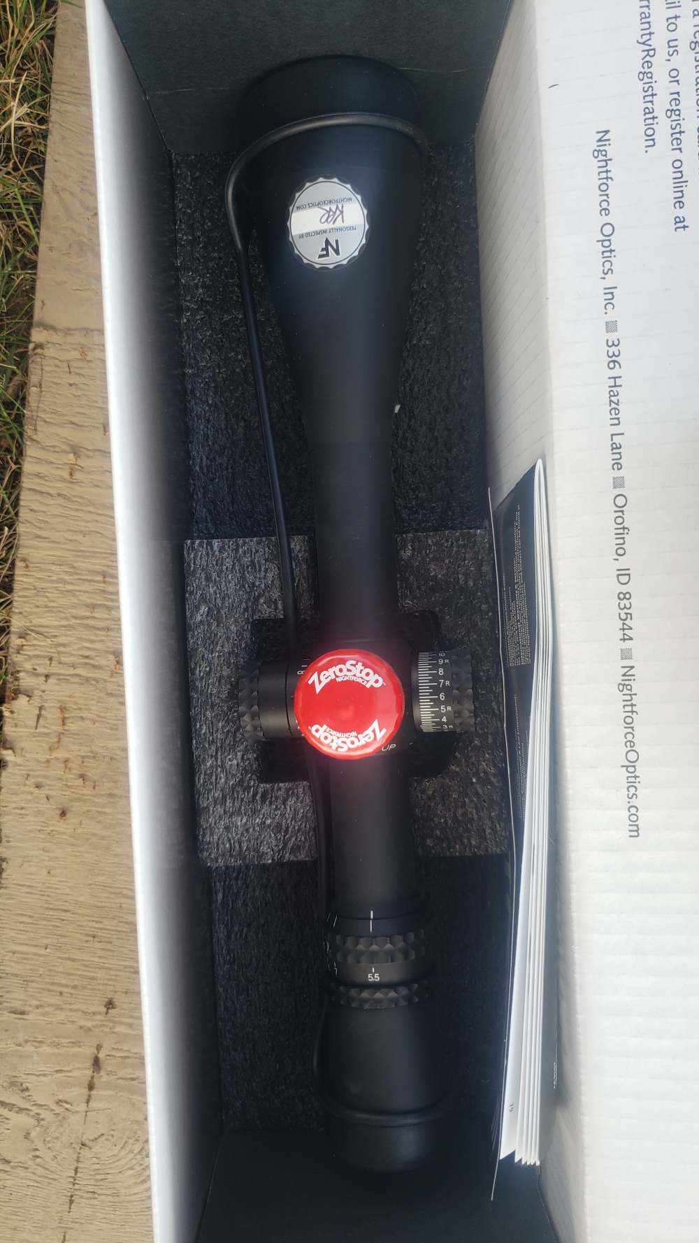 Nightforce NXS Rifle scope C507, 5.5-22x56mm 30mm Tube, MOAR-T Reticle New-img-0