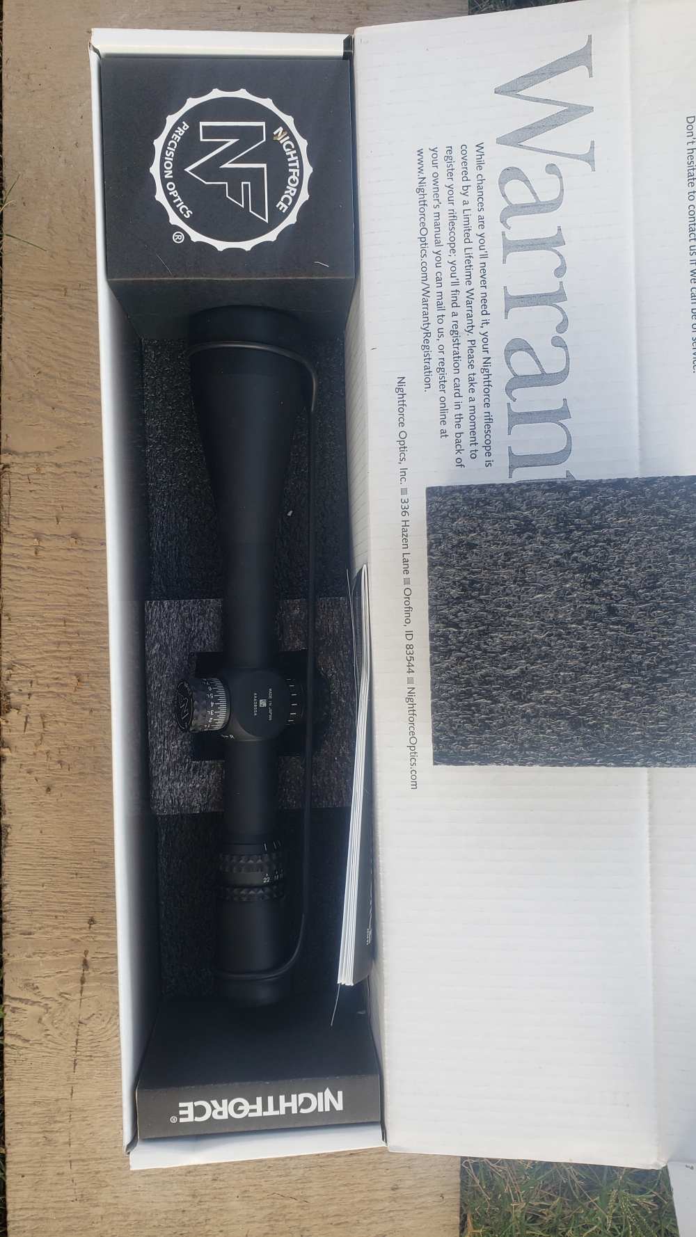 Nightforce NXS Rifle scope C507, 5.5-22x56mm 30mm Tube, MOAR-T Reticle New-img-5