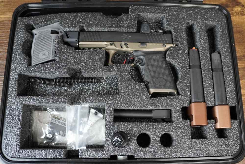 Matrix Arms MX 19 pistol 9mm with muzzle brake, Trijicon red dot -img-6